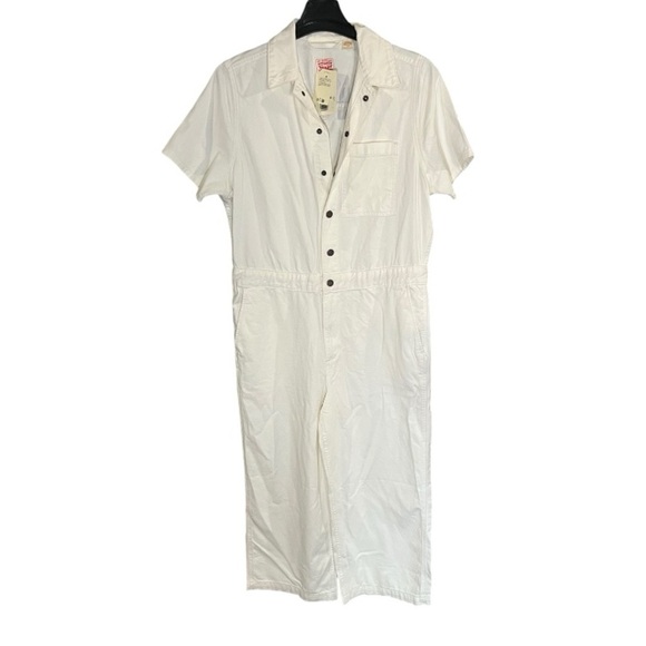 NWT Levi's Women's Short Sleeve Heritage Jumpsuit Size Large - Picture 8 of 9